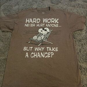 Peanuts Brown Snoopy Tee